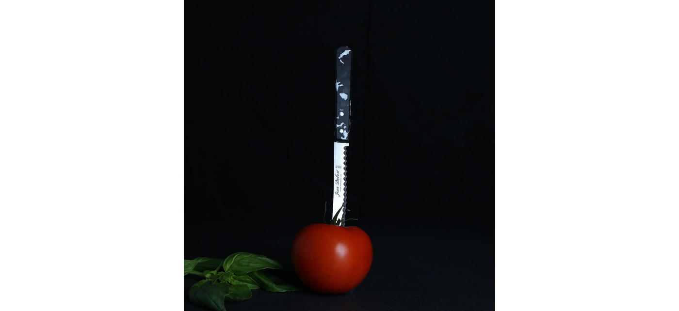 Couteau à fromage 11 cm sense noir Jean Dubost 