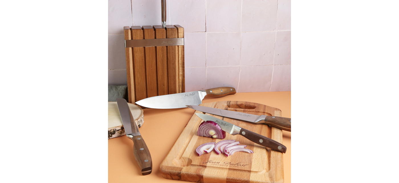 Bloc personnalisé avec 5 couteaux de cuisine - Nox